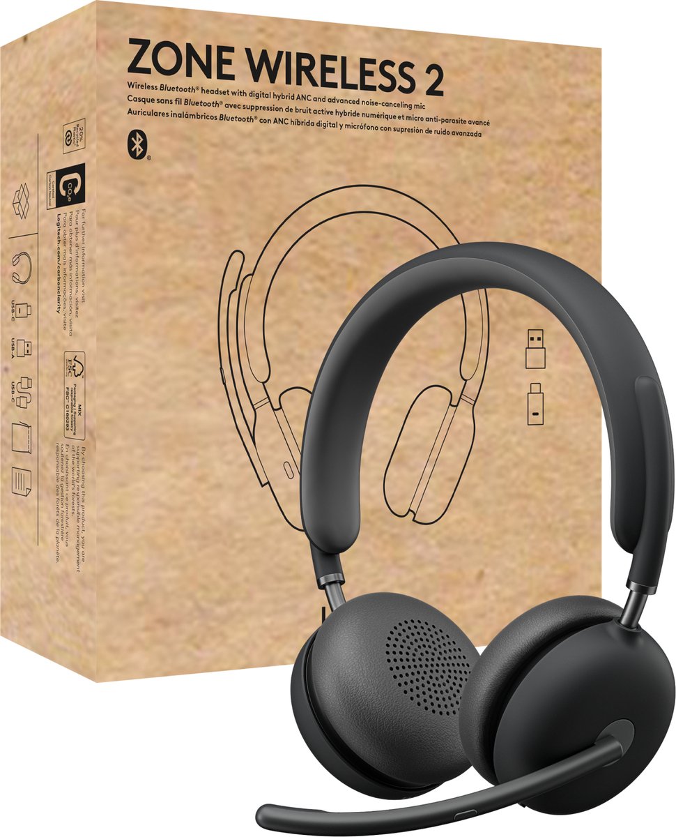 Logitech Zone Wireless 2 UC - Headset