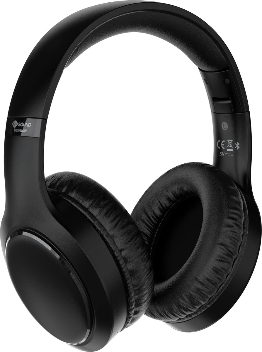 Meliconi Speak Now Headset Draadloos Hoofdband Oproepen/muziek Bluetooth Zwart