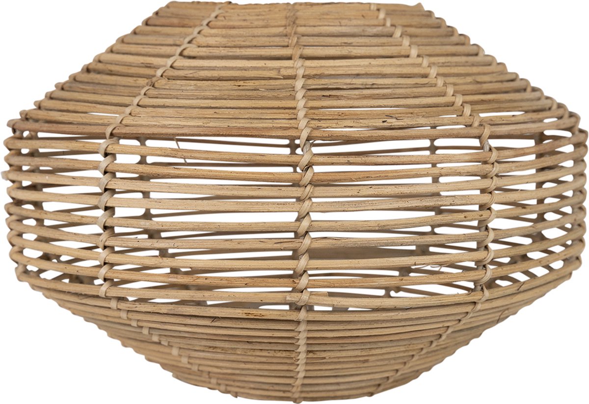 rotan wandlamp 32cm (incl. elec. snoer)
