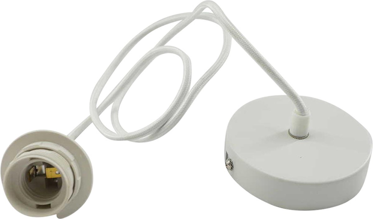 Goedkoopste snoer plafondlamp wit 105cm