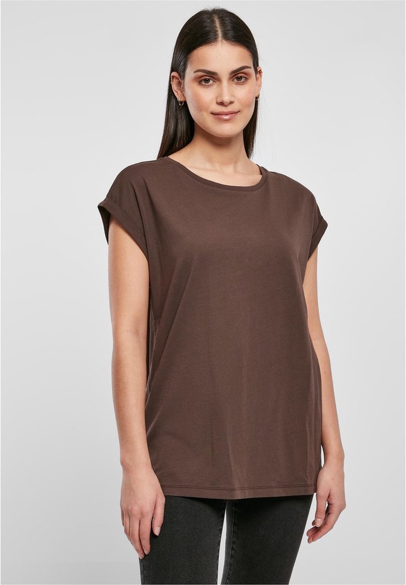 Urban Classics Organic Extended Shoulder Top L Bruin