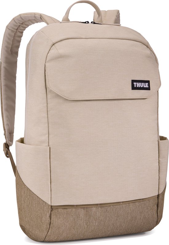 Thule Lithos Laptoprugzak Pelican Gray/Faded Khaki 20