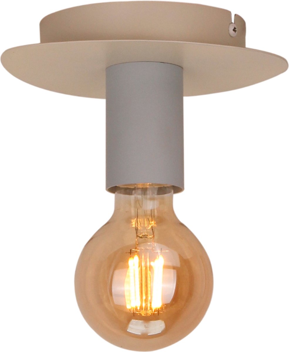 Chericoni Colorato Plafondlamp - 1 Lichts - Grijs - IJzer & Metaal - Italiaans Design - Ne