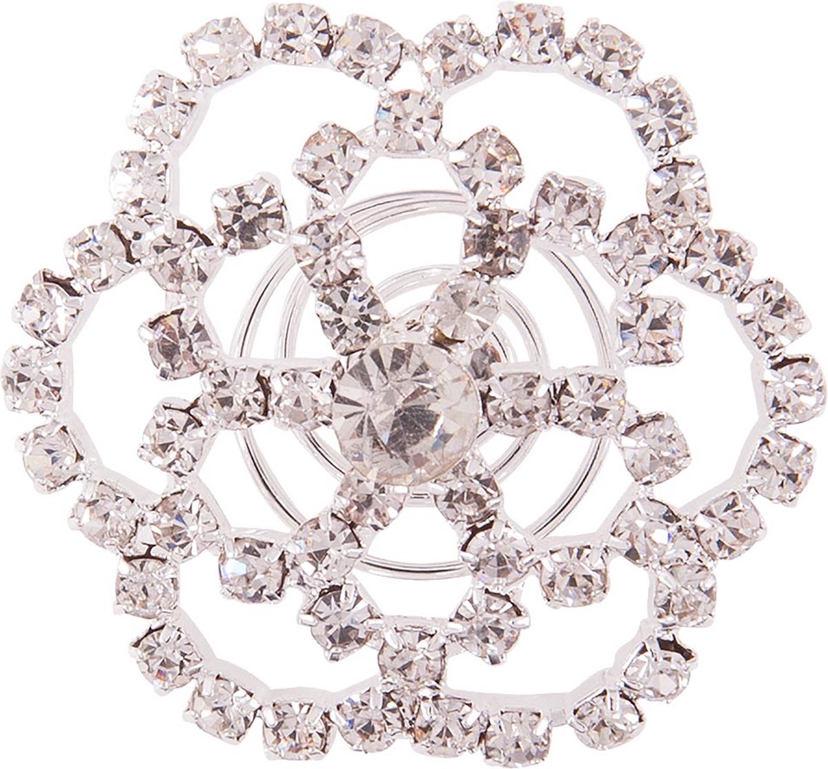 BR Knotspiraal BR Jewel Rider 3cm. One Size Zilver