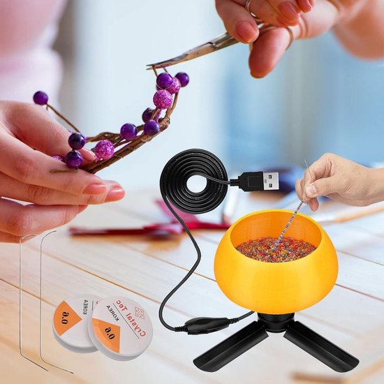 Elektrische Kralenspinner, Verstelbare Snelheid, Spinkralenlader