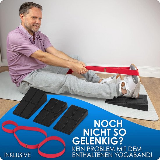 WEIDEBACH® Complete Kuitstretchset met Stretchband, Antislip-pads en