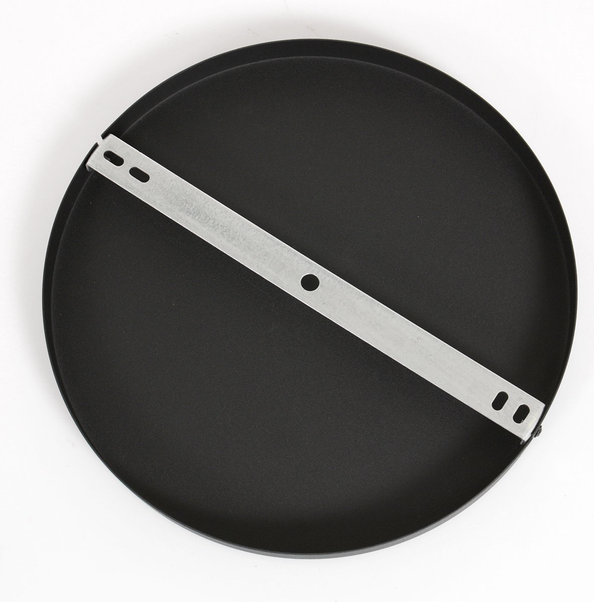 Plafondplaat Zwart Rond Ø 30 cm Incl. Ophangbeugel I15299S