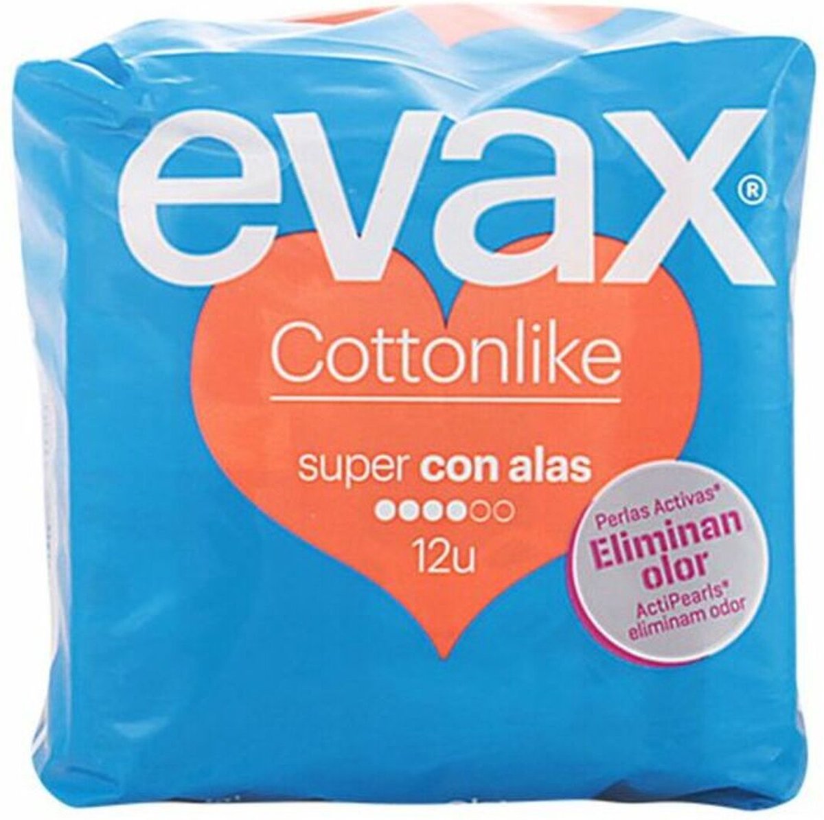 Goedkoopste Super Maandverband met vleugels Cotton Like Evax (12 uds