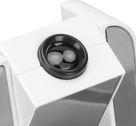 Projectieklok, Klok Met 180 ° Roteerbare Projector, Verstelbare Helderheid Voor Scherm En Projectie, Wekker Voor Slaapkamer, Schakel Gemakkelijk Tussen Romeinse Cijfers Wijzerplaten,White