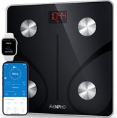 Bluetooth Lichaamsvetweegschaal, Digitale Lichaamsgewicht Weegschaal Weegschaal met Slimme BMI-Schaal, Lichaamssamenstelling Monitoren met Smartphone-App
