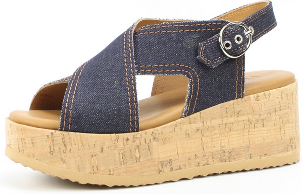 Via Vai Sissel Capri 62080-01-603 JEANS Blauw
