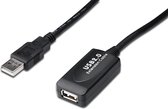 Digitus USB 2.0 25m USB cable USB A Black