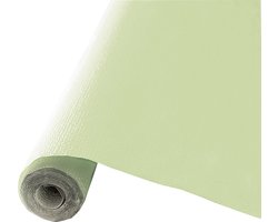 Givi Italia Tafelkleed op rol - 2x - papier - mint groen - rechthoekig - 120cm x 5m - Feest/bruiloft tafelkleden