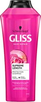 Gliss Kur - Shampoo - Supreme Length - Long Hair Prone To Damage & Greasy Roots - 400ml