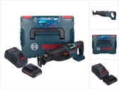 Bosch GSA 18V-28 accu reciprozaag 18 V BITURBO Brushless + 1x ProCORE accu 4.0 Ah + lader + L-Boxx