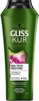 Gliss Kur - Shampoo - Bio-Tech Restore - Beschadigd Verzwakt Haar - 250ml