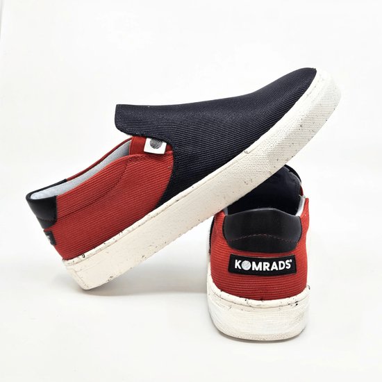 Baskets vegan Komrads - OCNS Slip_On Crayon - chaussure en matière recyclée et durable - Marine - taille 42