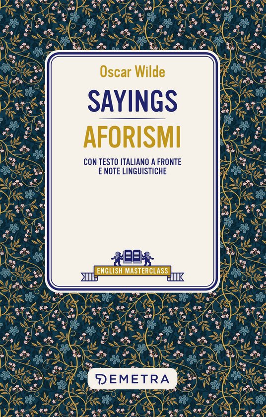 Sayings – Aforismi - cover