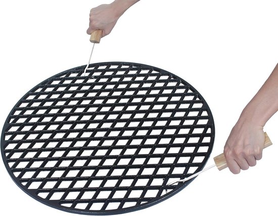 cs-trading Grillrooster rond geëmailleerd gietijzer 54,5 cm