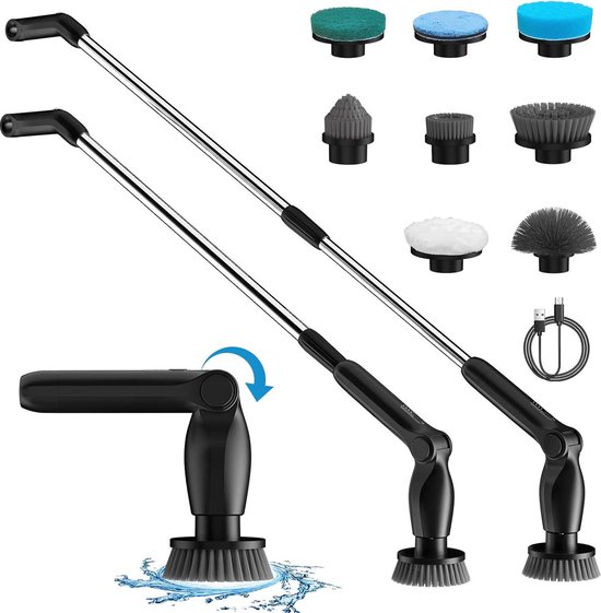 Leebein Draadloze Elektrische Reinigingsborstel 2023