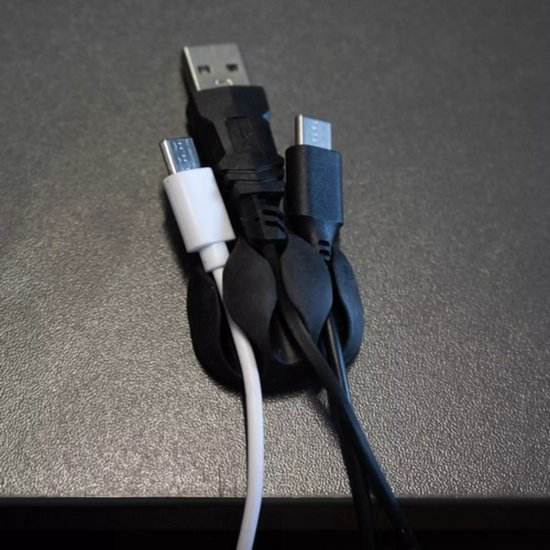 6 stuks zelfklevende kabelorganizer, voor elektrische draden