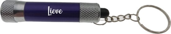 Lampe de poche | Porte-clés | Avec nom | Violet | chère