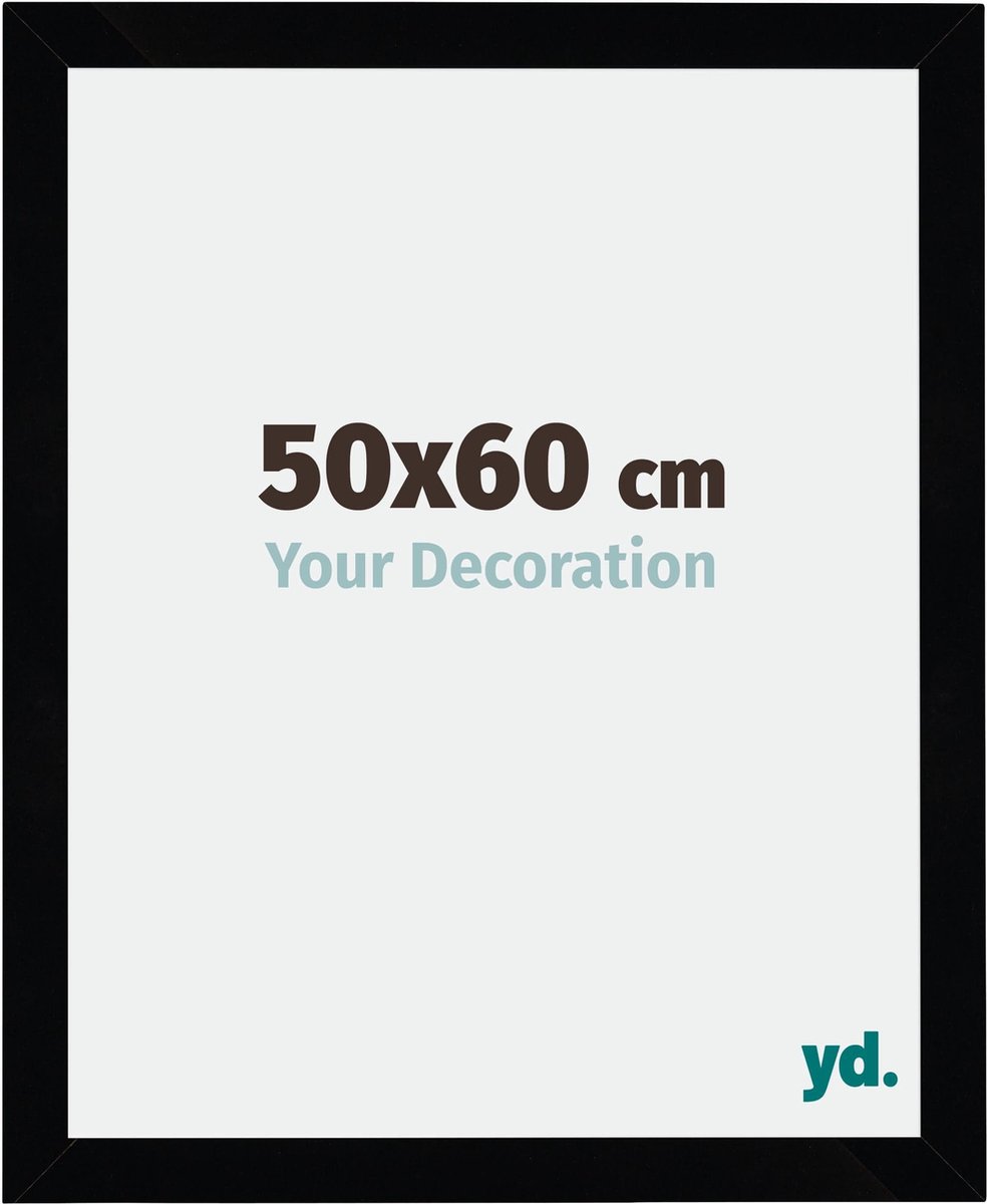 yd. Your Decoration - Fotolijst 50x60 cm - MDF - Zwart Hoogglans - Mura