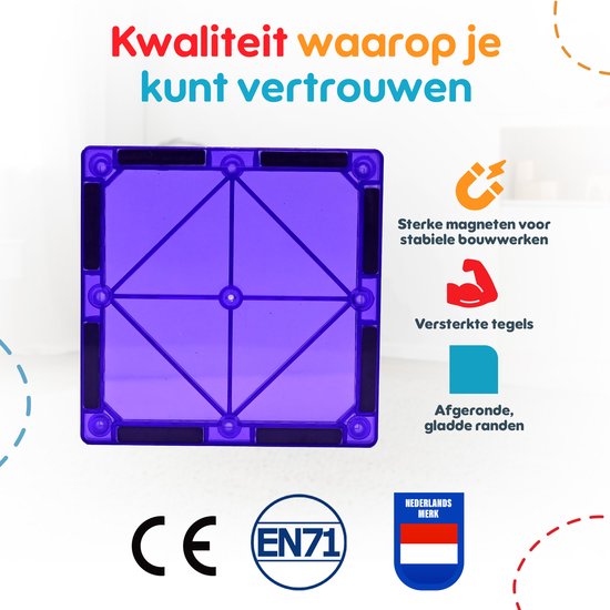 Smartek Magnetische Bouwblokken Dino 23 stuks