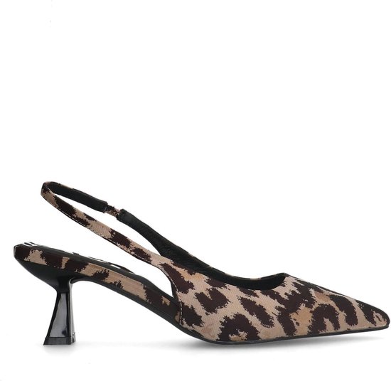 Sacha - Dames - Leopard slingback pumps - Maat 36