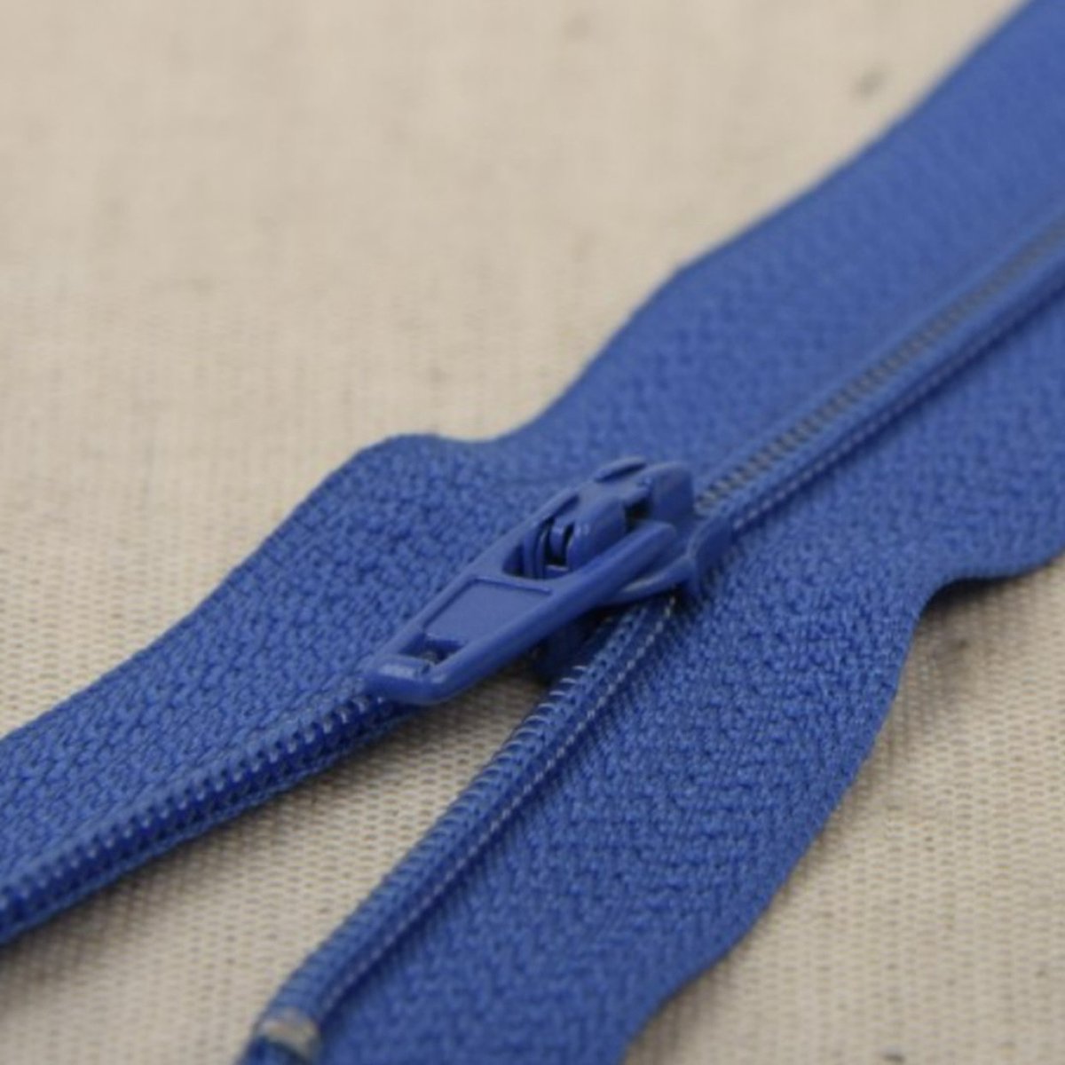 Fijne rits polyester diepzee blauw 15cm - niet-deelbaar stevige rits