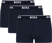 BOSS - Korte Boxershorts Power 3-Pack Donkerblauw 480 - Heren - Maat XL - Body-fit