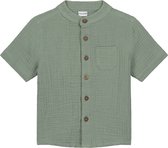 Prénatal peuter blouse - Jongens - Light Khaki Green - Maat 98