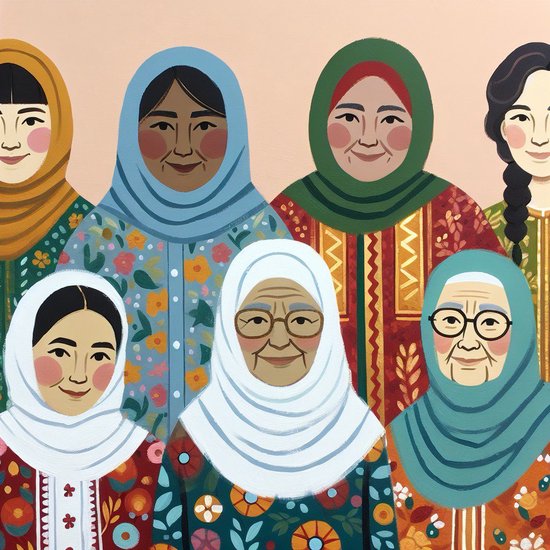 Premium Vector | An old woman was jumping vector cartoon illustration
