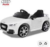 Audi TT RS Elektrische Kinderauto Wit - 12V accu - 1 tot 6 jaar - MP3-speler
