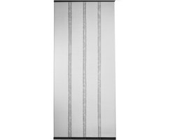 Horgordijn Lamellen Zwart Vliegengordijn deur - 100 x 210 cm