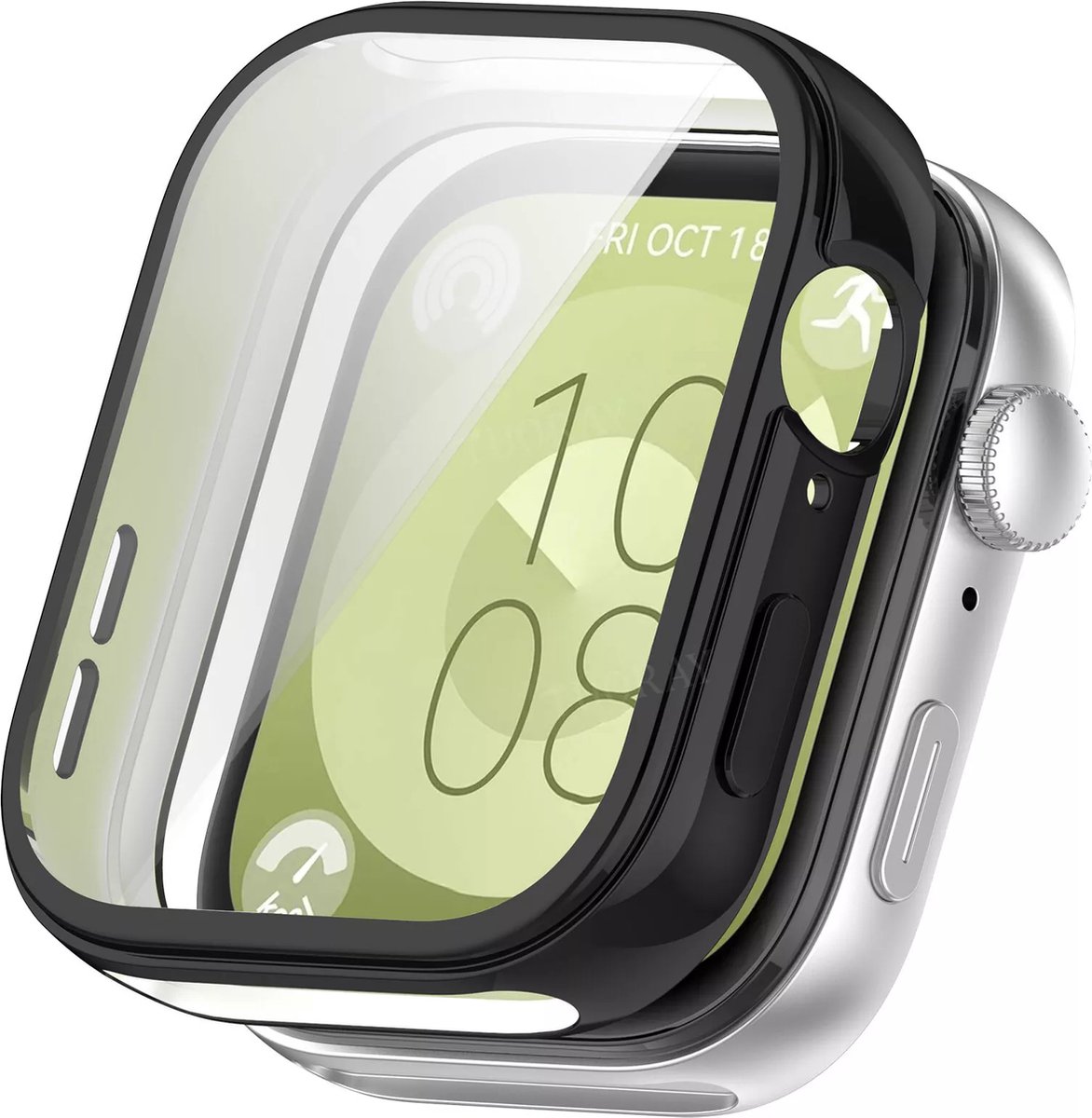Strap-it TPU case / beschermhoesje - geschikt voor Huawei Watch Fit 3 (zwart)