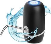 Automatische waterdispenser, USB-oplader, doseerapparaat van staal, BPA-vrij, koud water, 1200 mAh, draagbaar, voor karaffen en flessen 1,5 l, 5,7 l, 10 l, 11,3 l, 15 l, 18,9 l. Zwarte geur