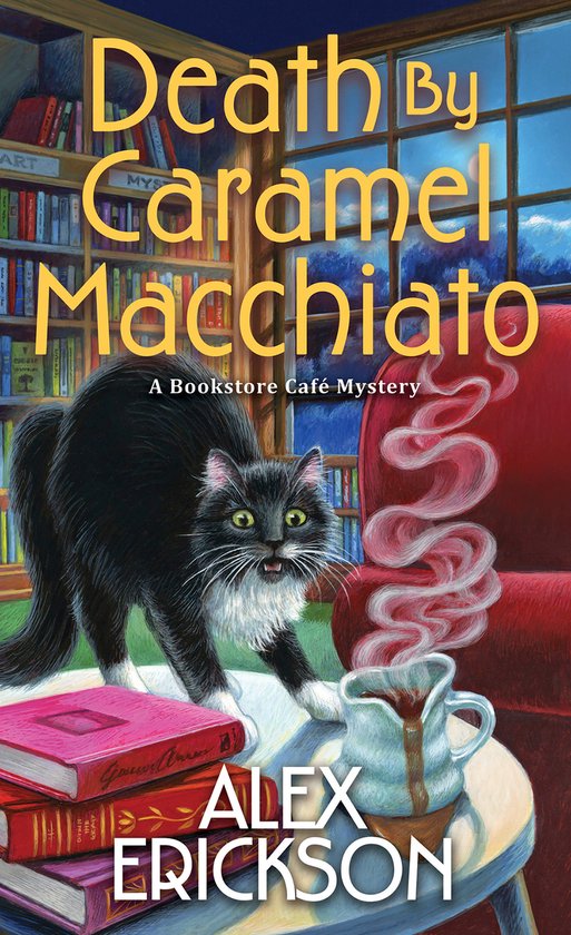 A Bookstore Cafe Mystery- Death by Caramel Macchiato - cover