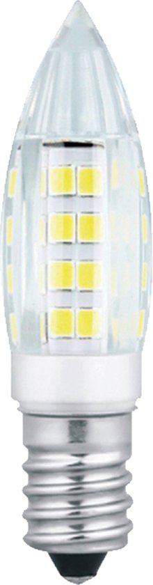 EDM Mini LED Kaarslamp E14 3W 3200K 250lm 230V - Warm Wit