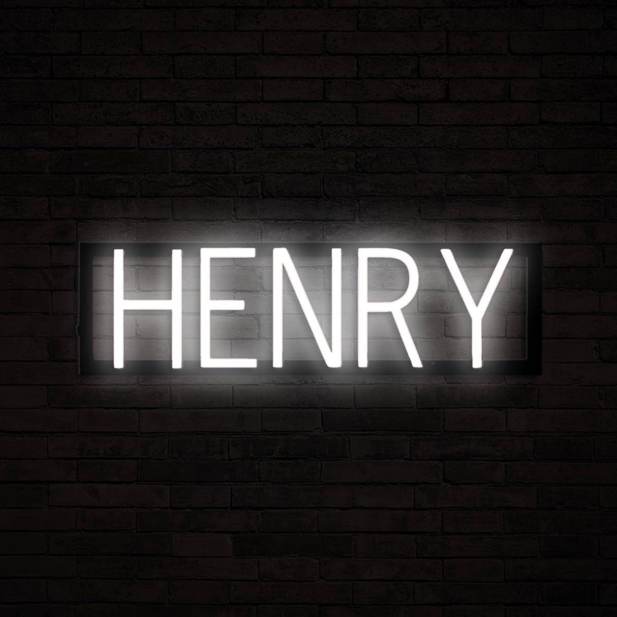 HENRY - Neon LED Lamp Kinderkamer | SpellBrite | 52,44 x 16 cm | 6 Dimstanden & 8 Lichtani