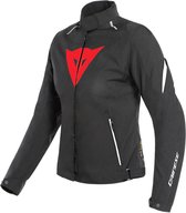 DAINESE LAGUNA SECA 3 LADY D-DRY BLACK LAVA-RED WHITE JACKET 40 - Maat - Jas