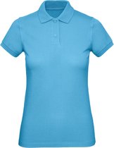 B&C Ladies' organic polo shirt CGPW440 - Very Turquoise - XXL