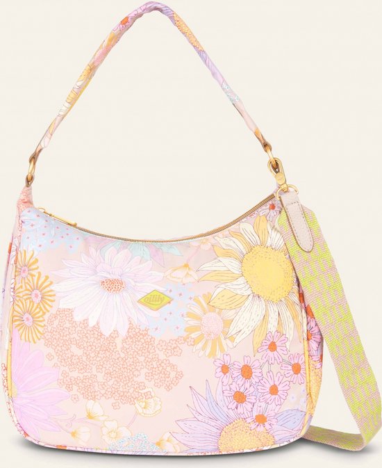 Oilily Sac à épaule Sac à épaule bandoulière Honey Hobo Bag Frappe Multicolore