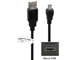 OneOne 0,4m Micro USB kabel. Spiraal laadkabel. Rekbaar oplaadkabel snoer past op Samsung Galaxy S6 (niet voor Tab S6), S6 Edge, S7 (niet voor Tab S7), S7 Edge, Note GT-N7000, Ace, Champ, Chat, Corby, Mega, Metro, Note 3