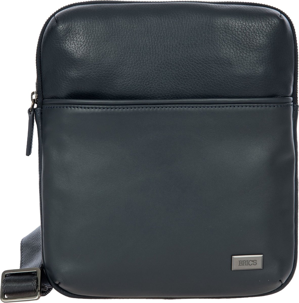 BRIC'S Schoudertas Tabletzak met laptopvak Torino Tracolla Navy Donkerblauw
