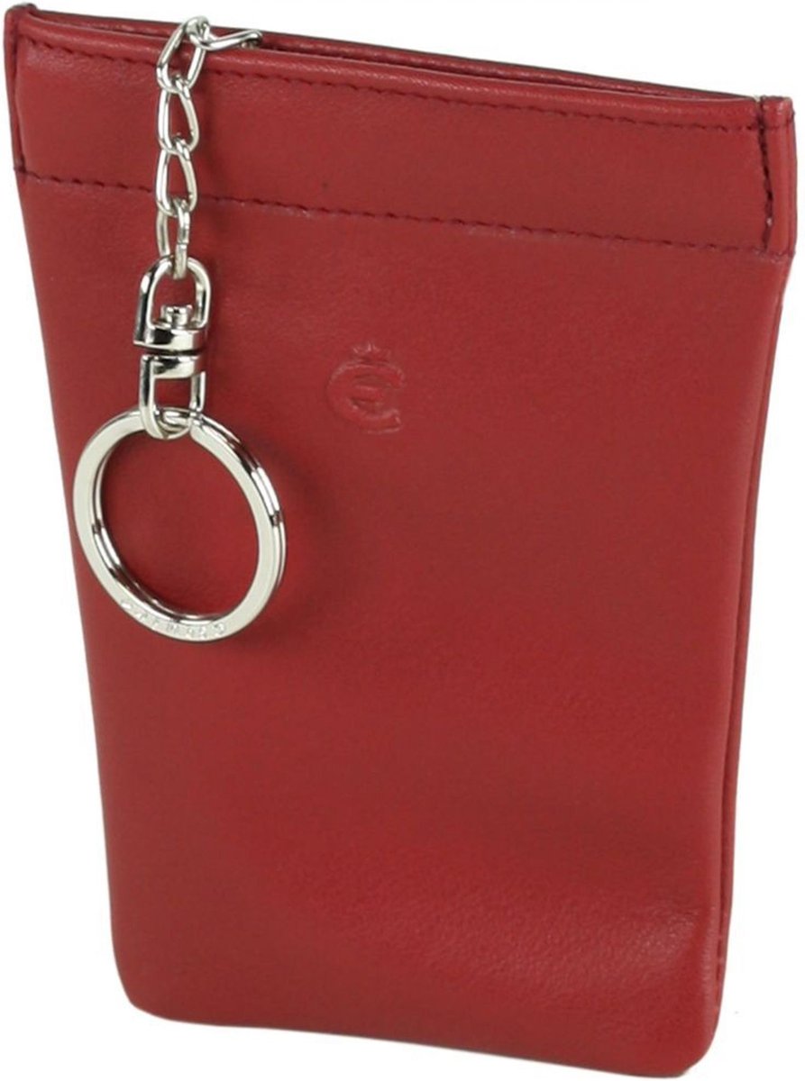 Esquire Logo sleuteletui leer 9 cm - rot