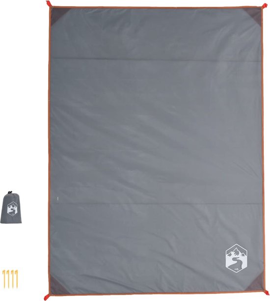 vidaXL Picknickkleed met haringen 205x155 cm Picknickkleed - Strandlaken - Buitenspeelplek - Picnic Dekentje - Regenproof van Vidaxl — afbeelding 5