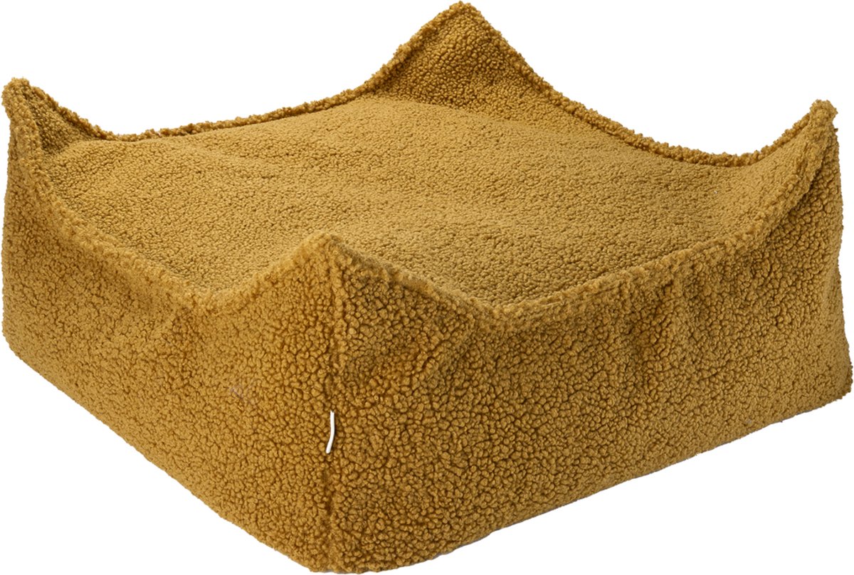 Wigiwama Teddy Square Ottoman / Poef - 80x70x50cm - Maple