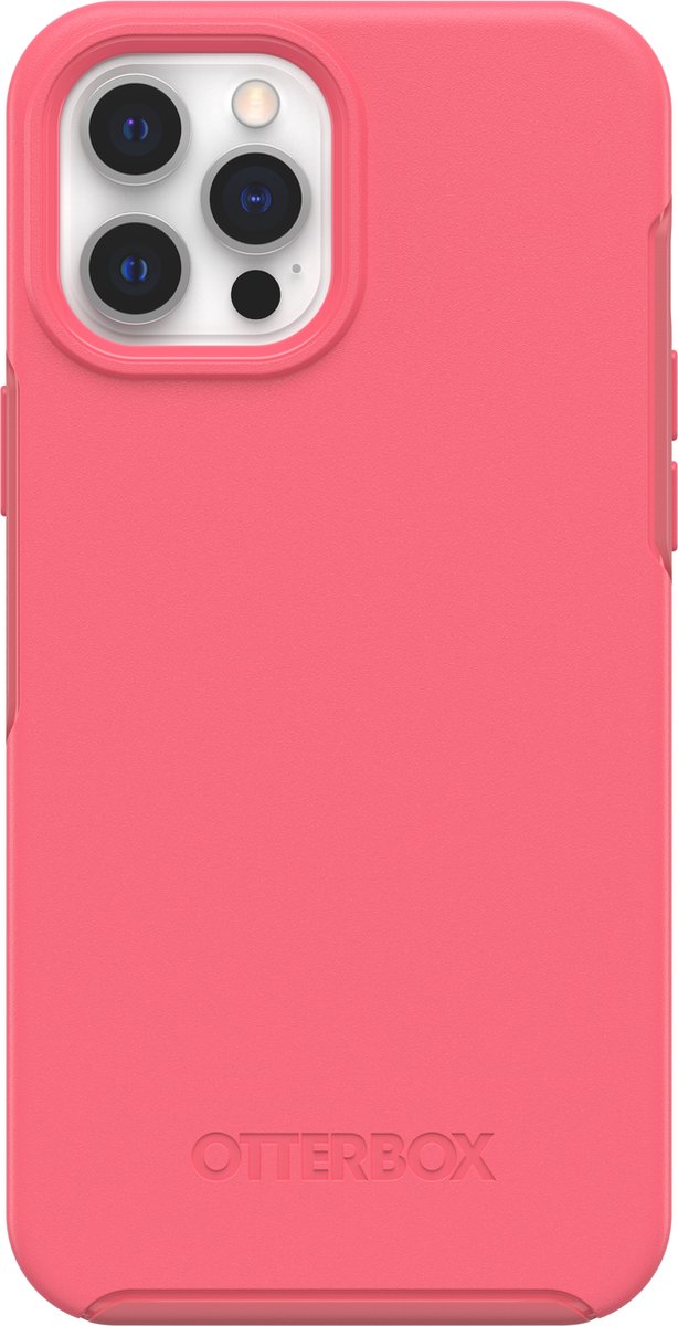 OtterBox Symmetry Plus hoesje met MagSafe geschikt voor Apple iPhone 12 Pro Max - Roze