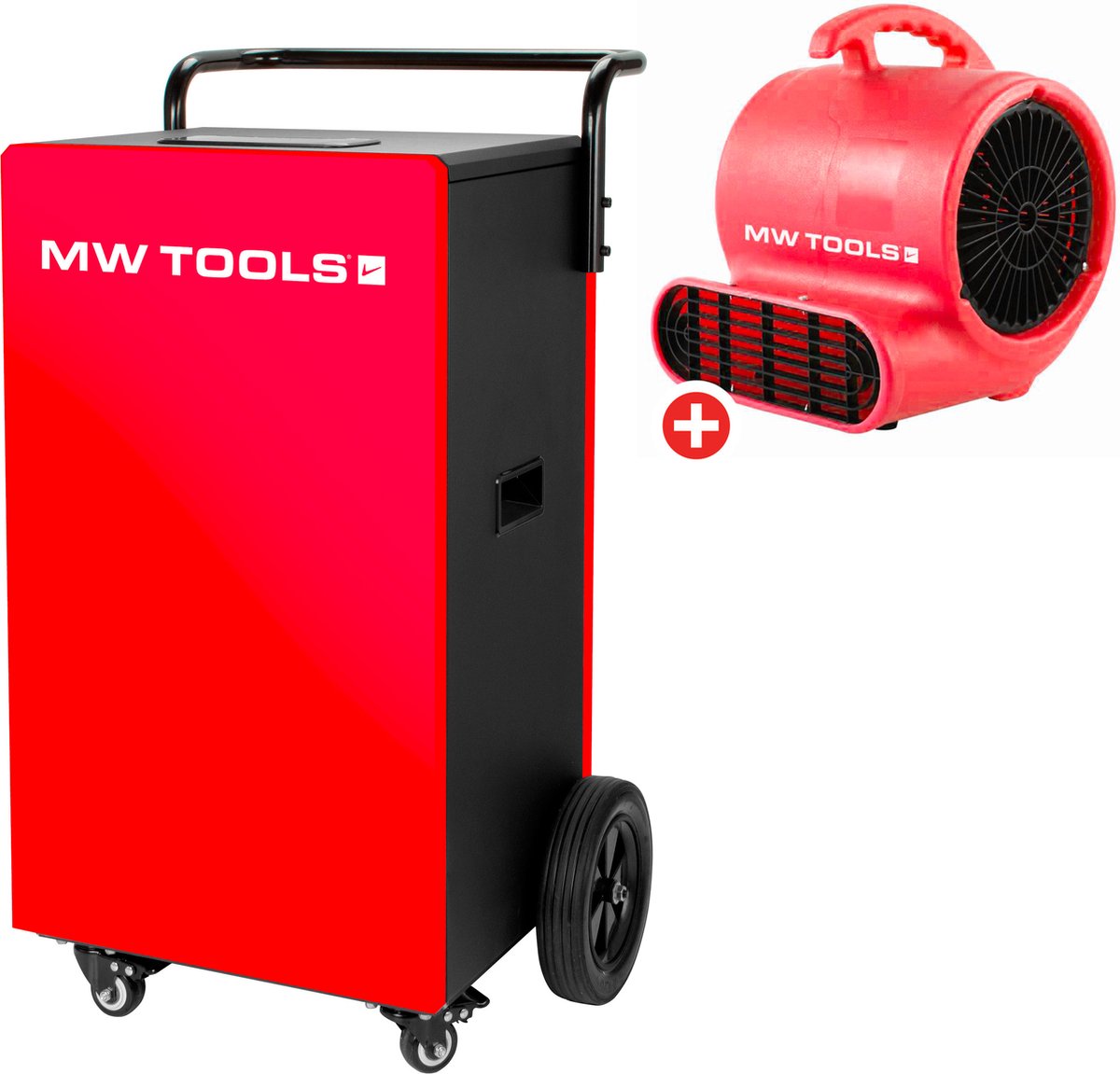 Set BDM90N bouwdroger + RV4000 ventilator MW Tools BDM90NSETR